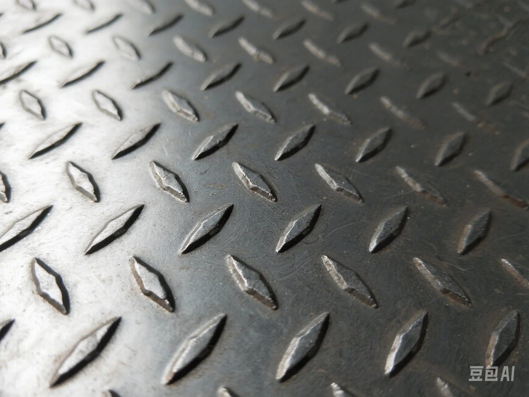 What is a checkered steel plate?